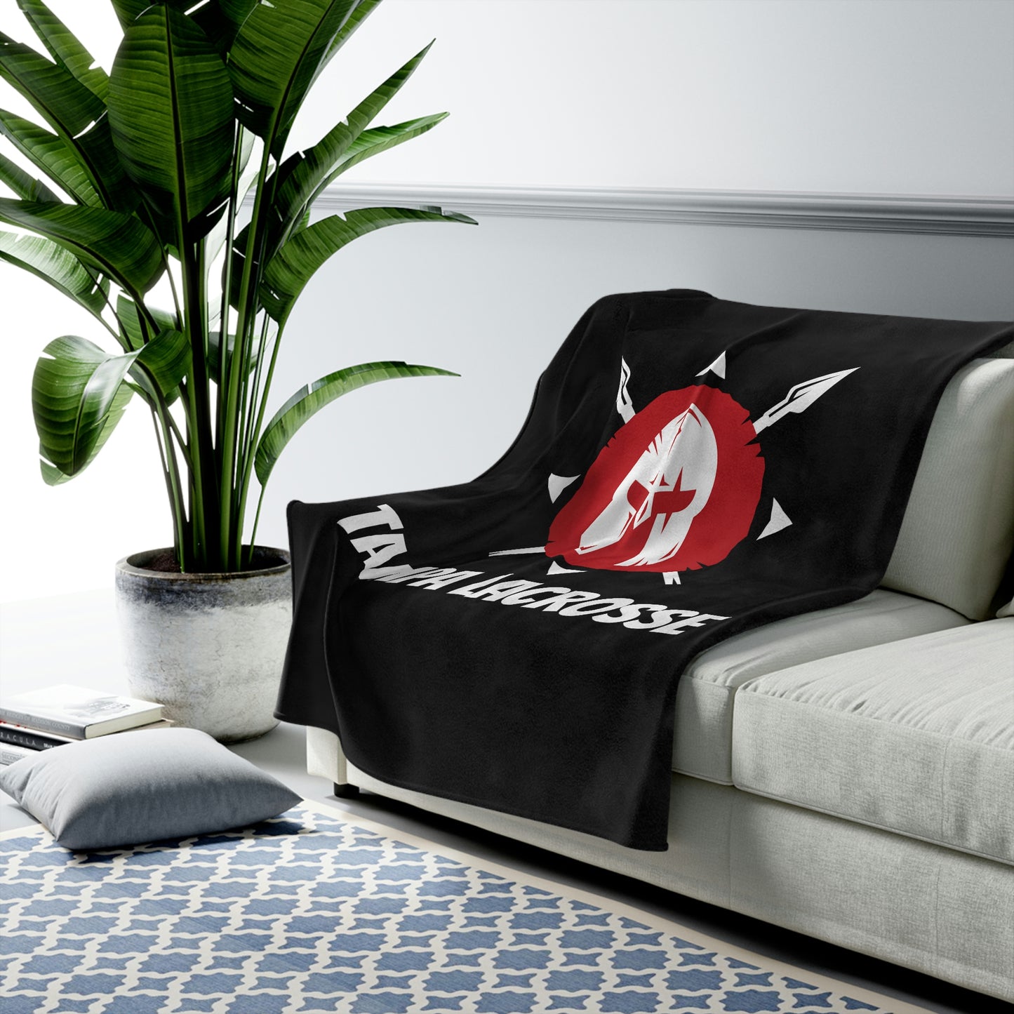 Tampa Club Lacrosse Velveteen Plush Blanket