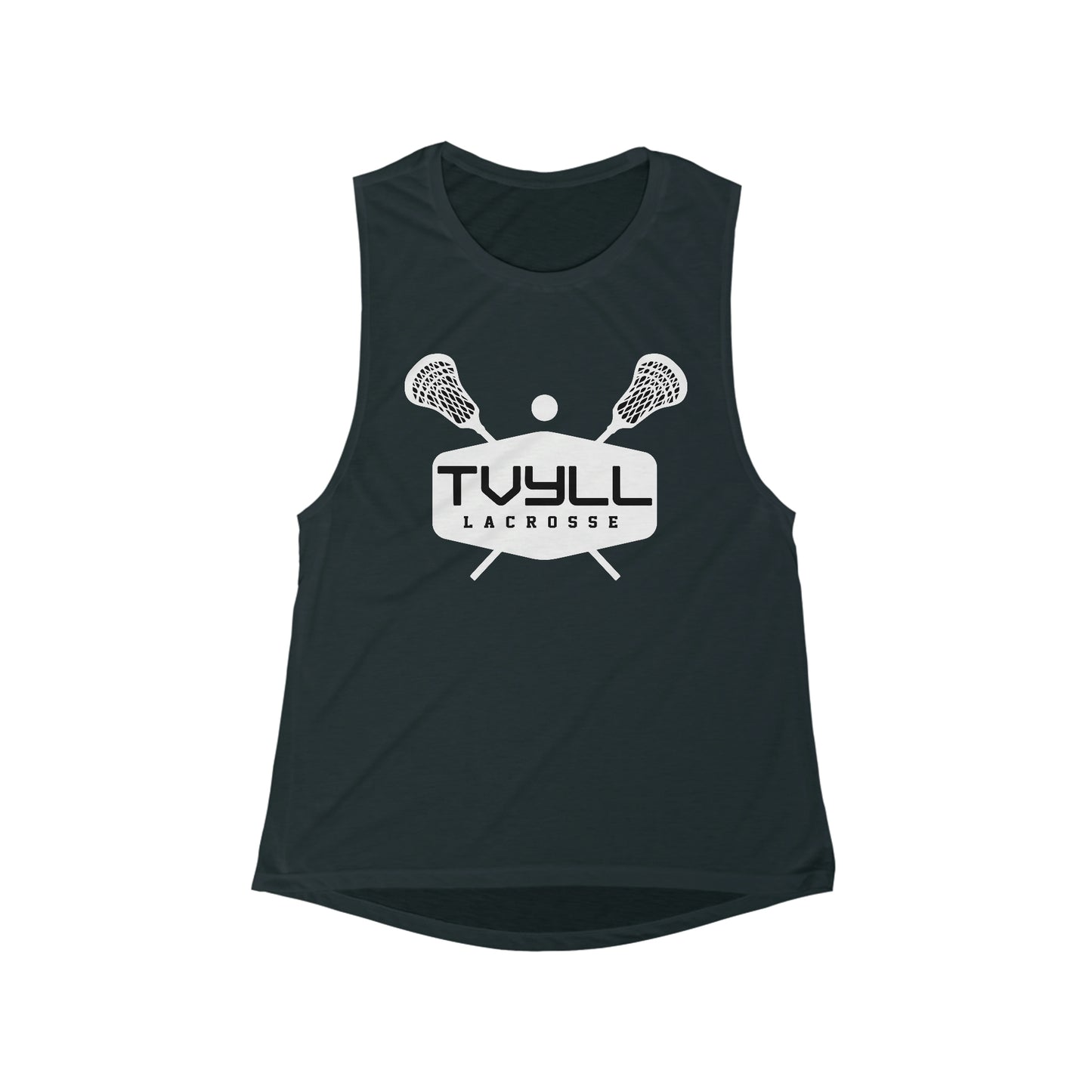 Women's TVYLL Lacrosse Bella + Canvas Flowy Scoop Muscle Tank