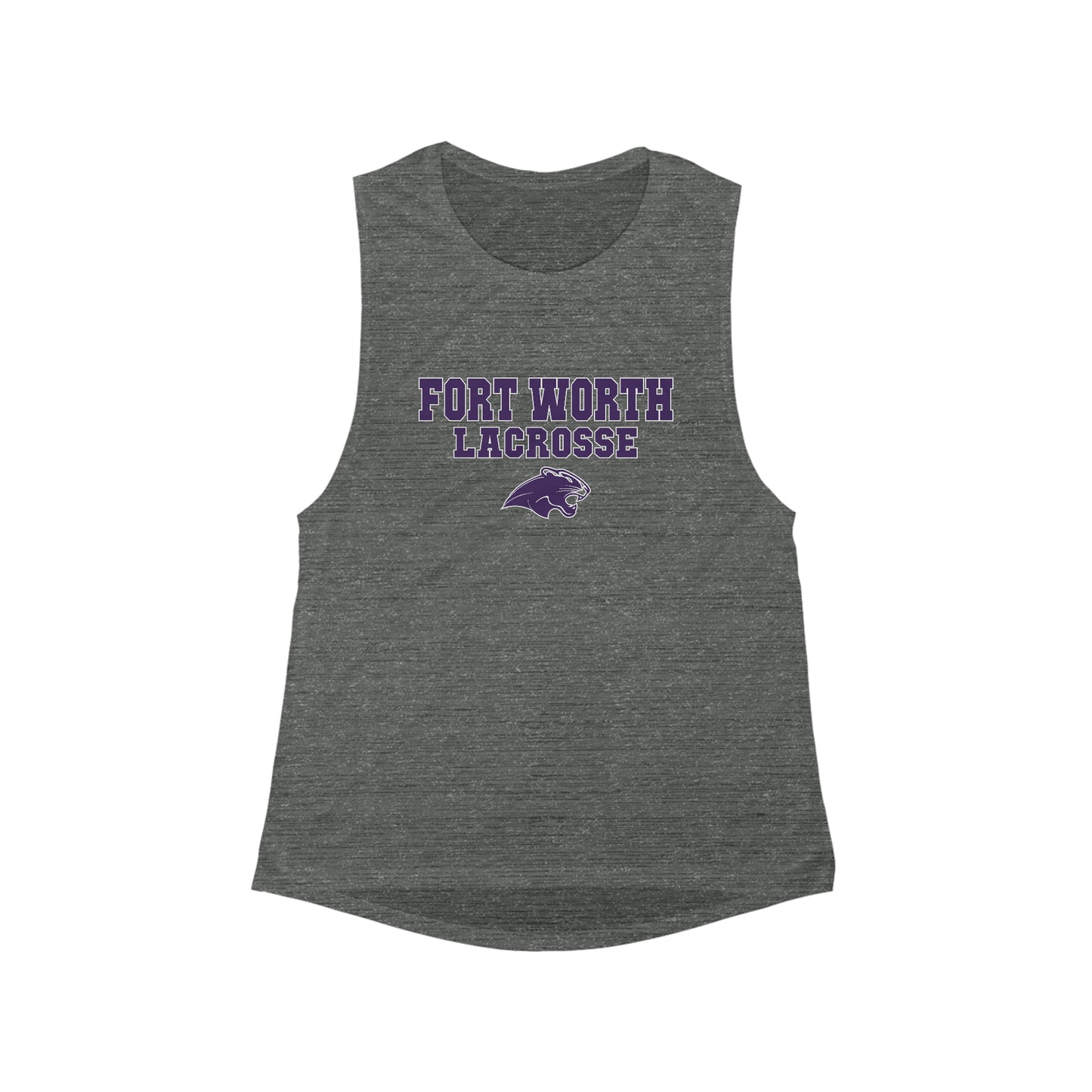 Women's Fort Worth Lacrosse Flowy Scoop Sport Tank