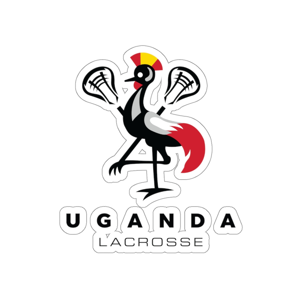 Uganda Lacrosse Die-Cut Sticker