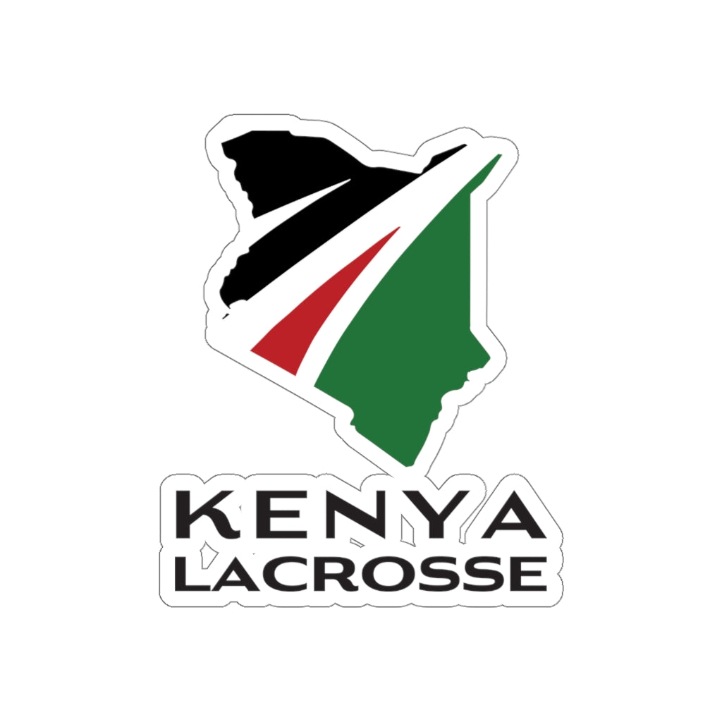 Kenya Lacrosse Die-Cut Sticker