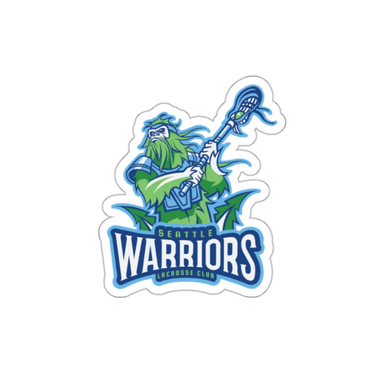 Seattle Warriors Lacrosse Die-Cut Sticker