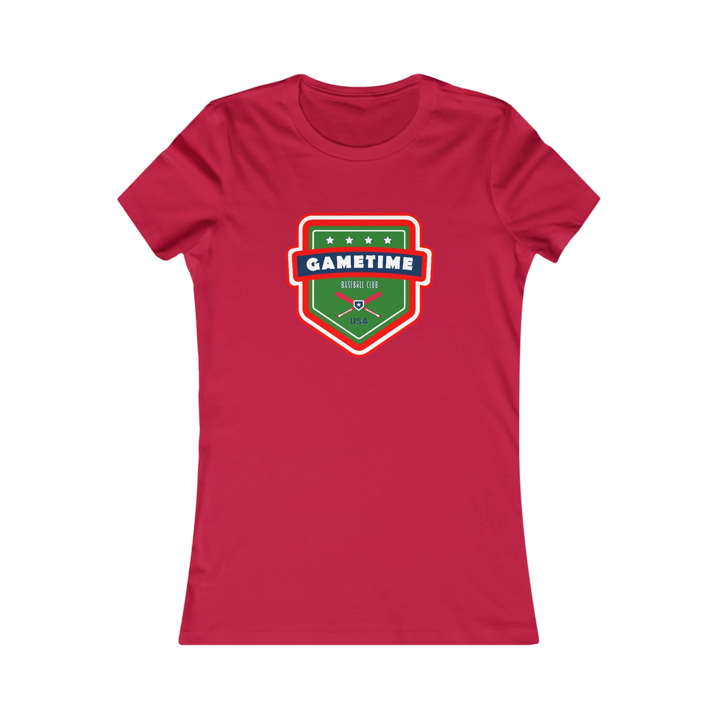 Women's Gametime Baseball Club Bella + Canvas Short Sleeve Cotton Tee