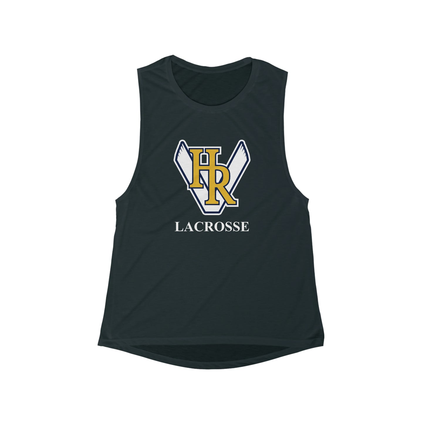 Women's HRV Lacrosse Bella + Canvas Flowy Scoop Muscle Tank