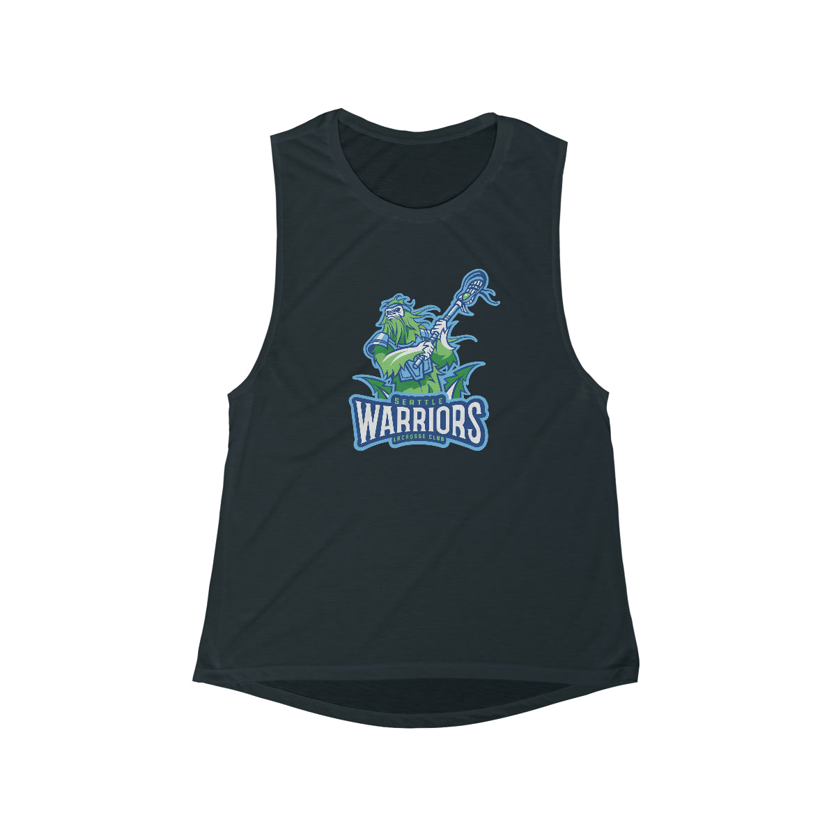 Women's Seattle Warriors Lacrosse Flowy Scoop Tank