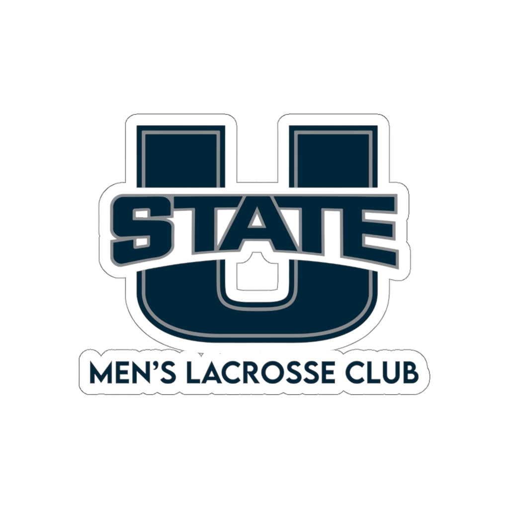 USU Lacrosse Die-Cut Sticker