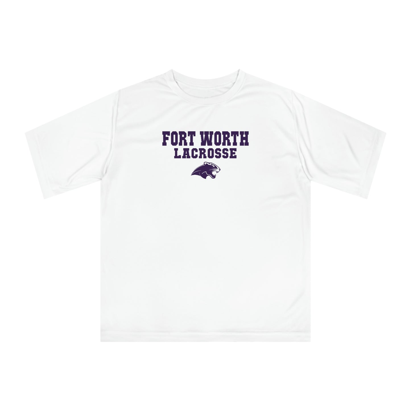 Adult Fort Worth Lacrosse Team 365 Zone Performance T-shirt