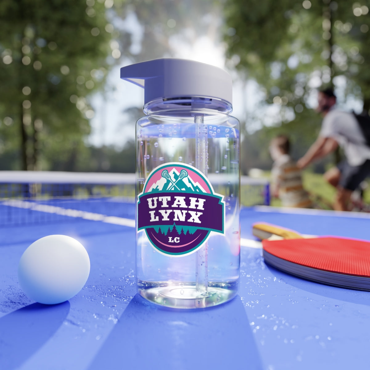 Utah Lynx Tritan Water Bottle