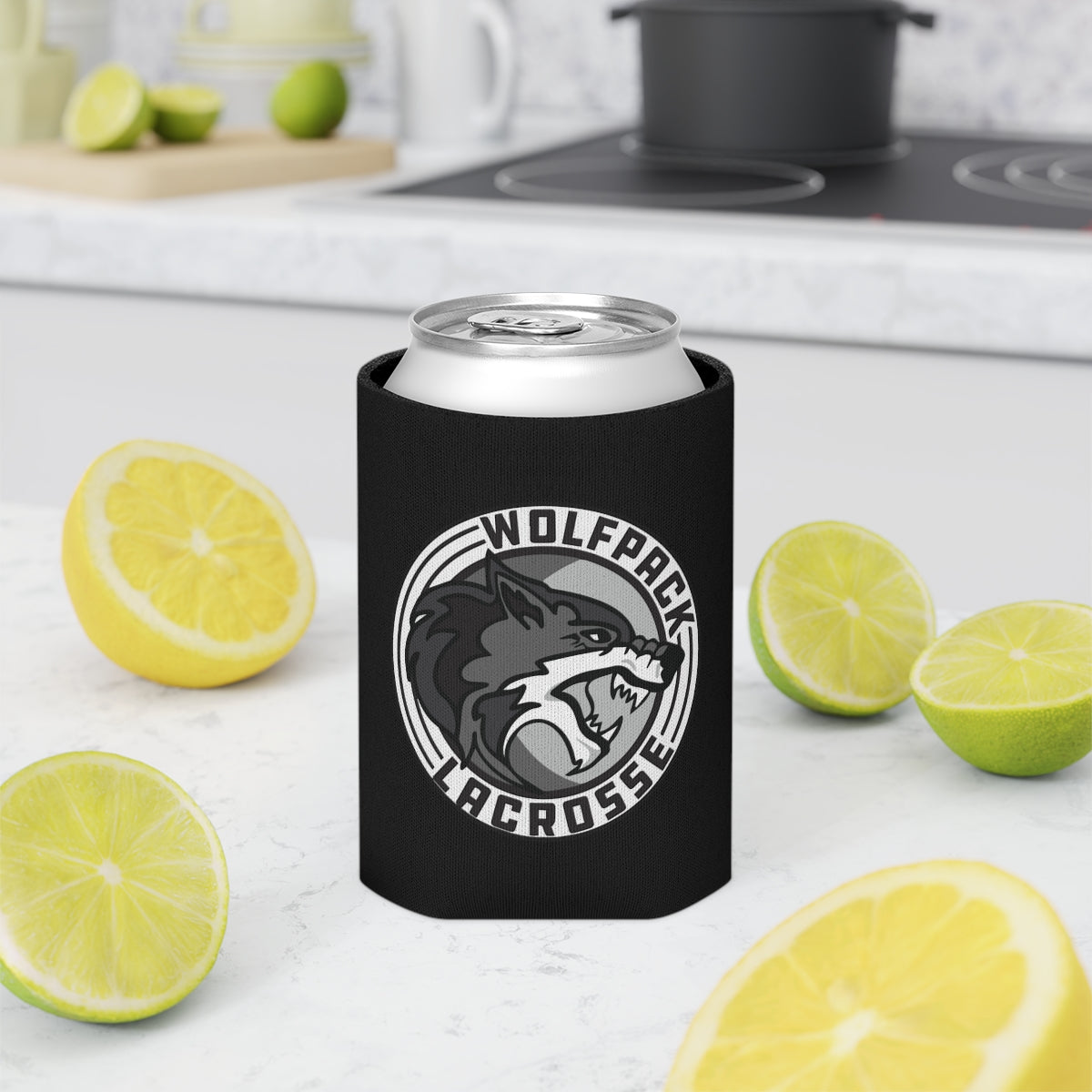 Wolfpack Lacrosse Can Cooler 3-pack