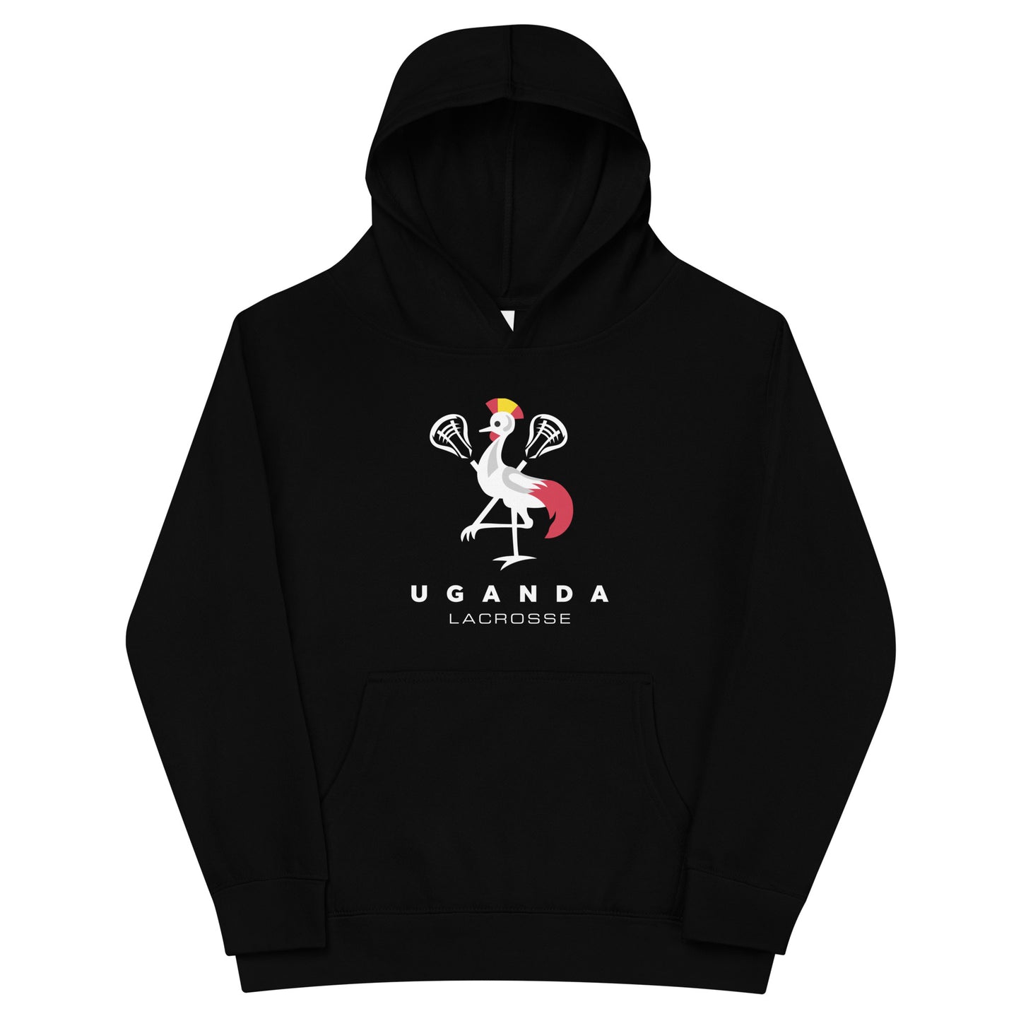 Youth Uganda Lacrosse Fleece Hoodie