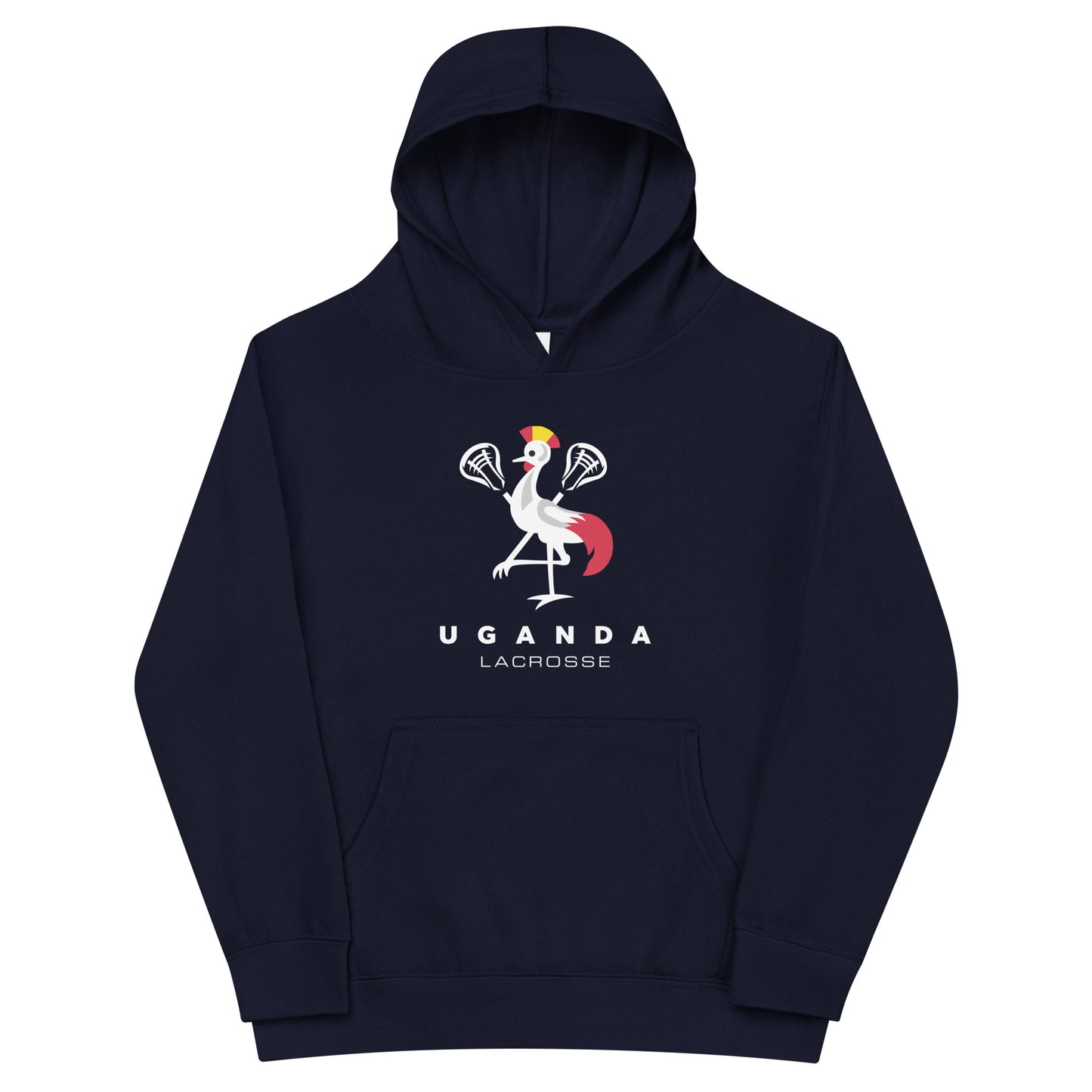 Youth Uganda Lacrosse Fleece Hoodie
