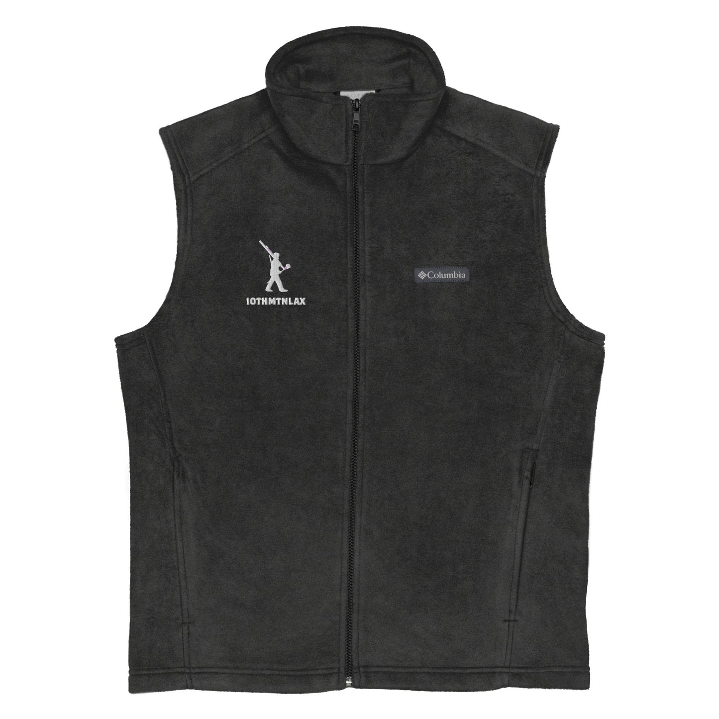 Adult 10th Mountain Lacrosse Columbia Fleece Vest