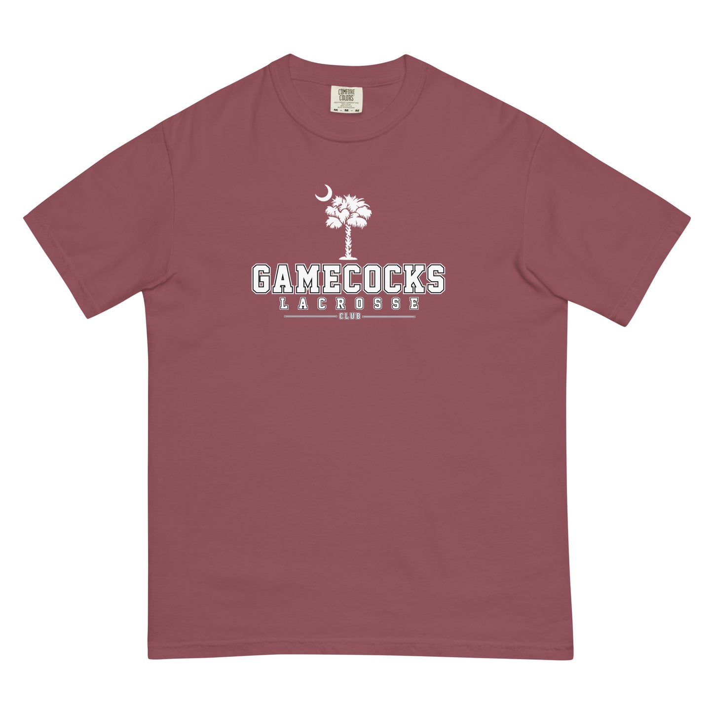 Adult Gamecocks Lacrosse Comfort Colors Heavyweight T-shirt