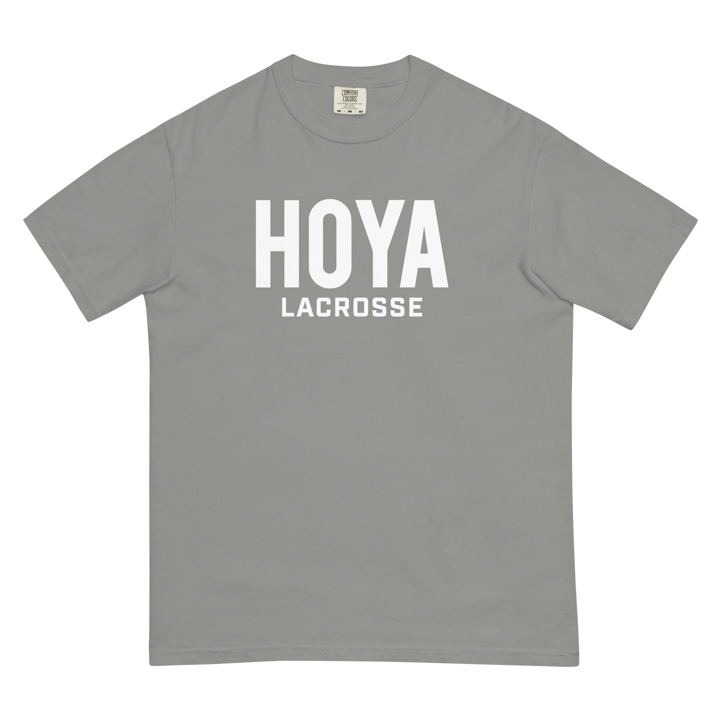 Adult Hoyas Lacrosse Comfort Colors T-shirt