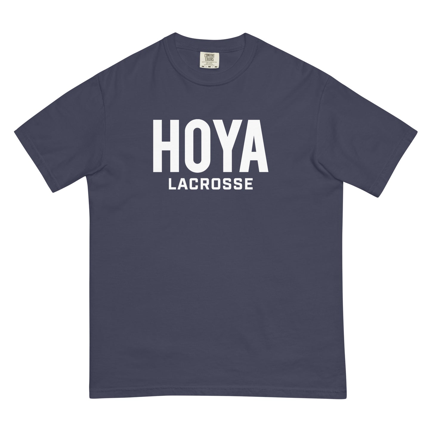 Adult Hoyas Lacrosse Comfort Colors T-shirt
