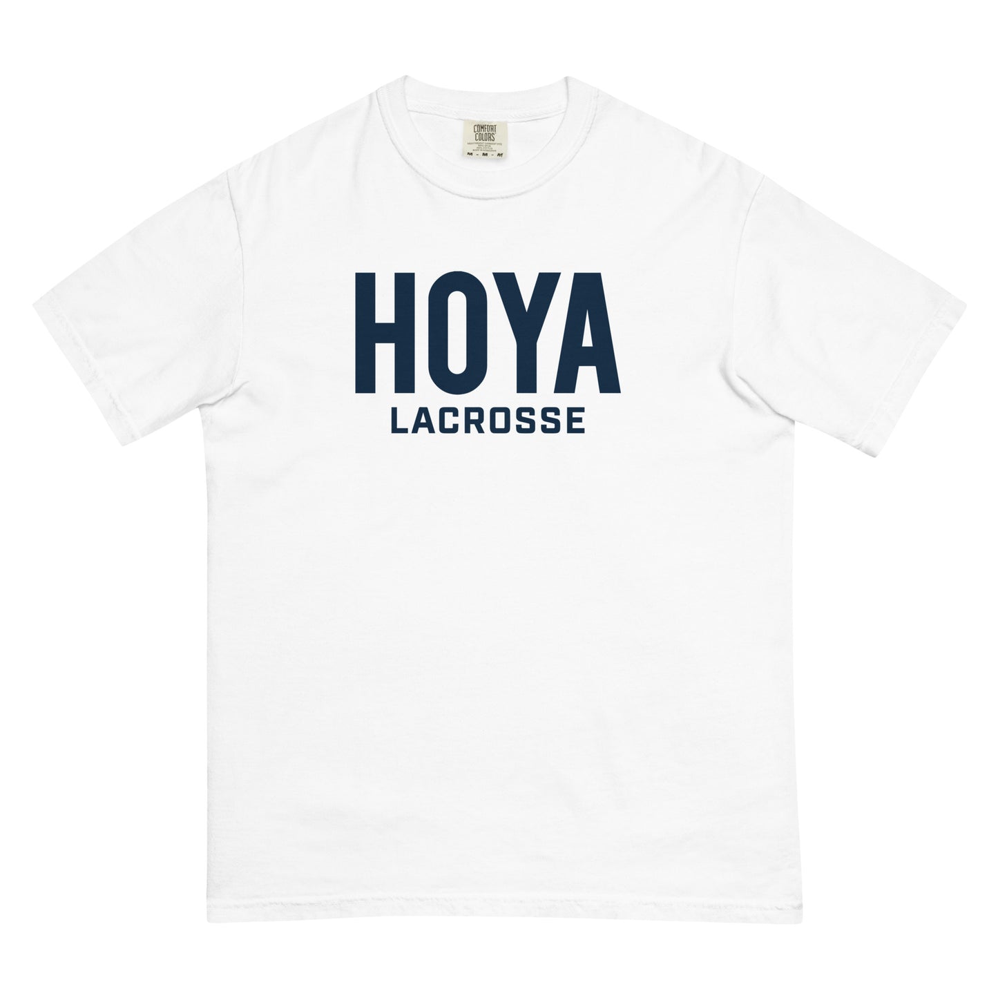 Adult Hoyas Lacrosse Comfort Colors T-shirt