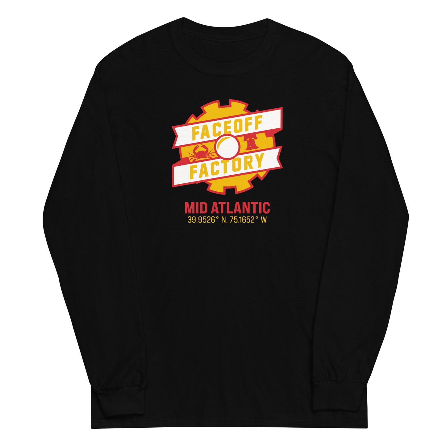 Adult Faceoff Factory Gildan Long Sleeve Shirt - Mid Atlantic