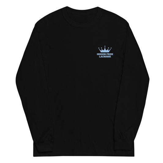 Adult Oregon Pride Lacrosse Gildan Long Sleeve Shirt