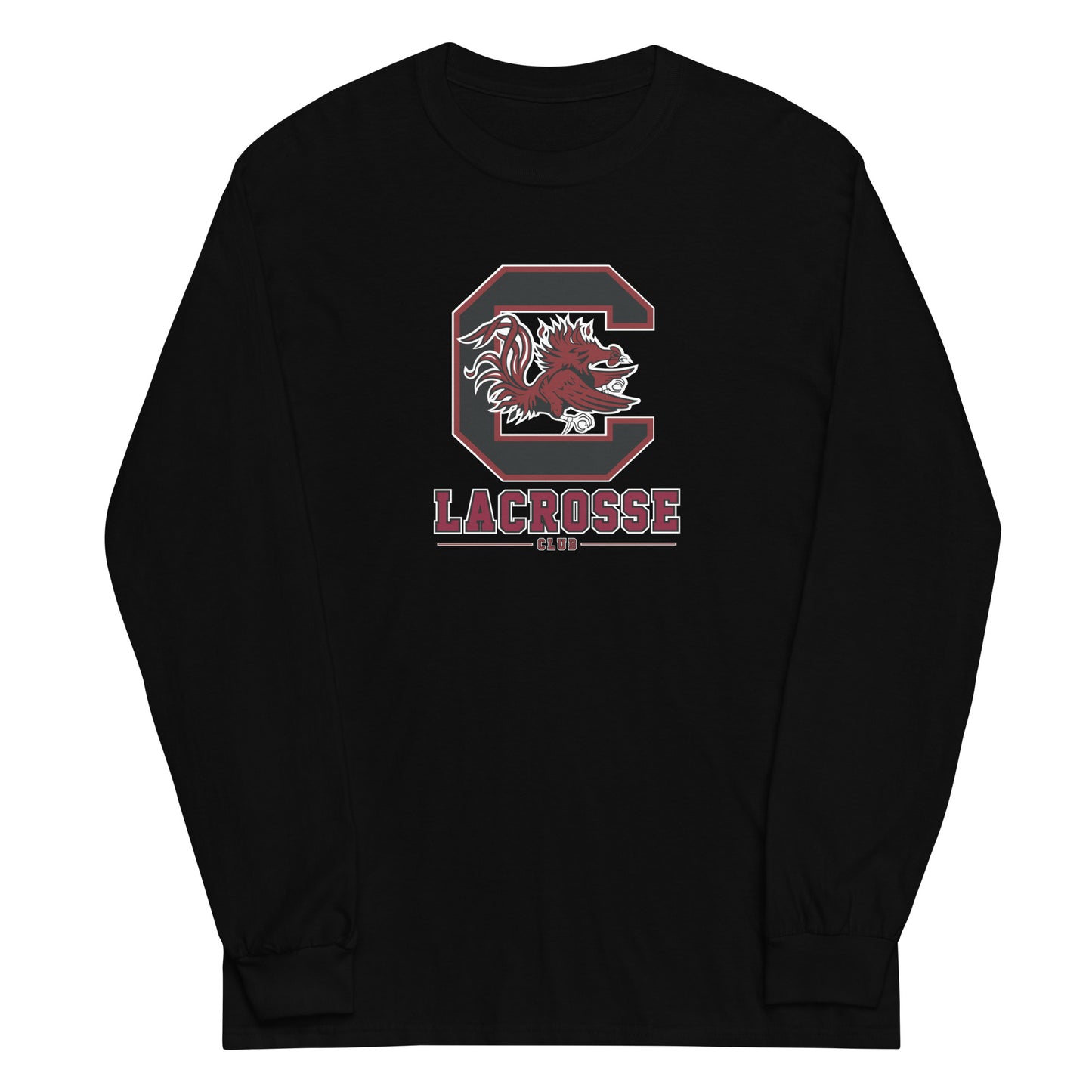 Adult Gamecocks Lacrosse Gildan Long Sleeve Shirt