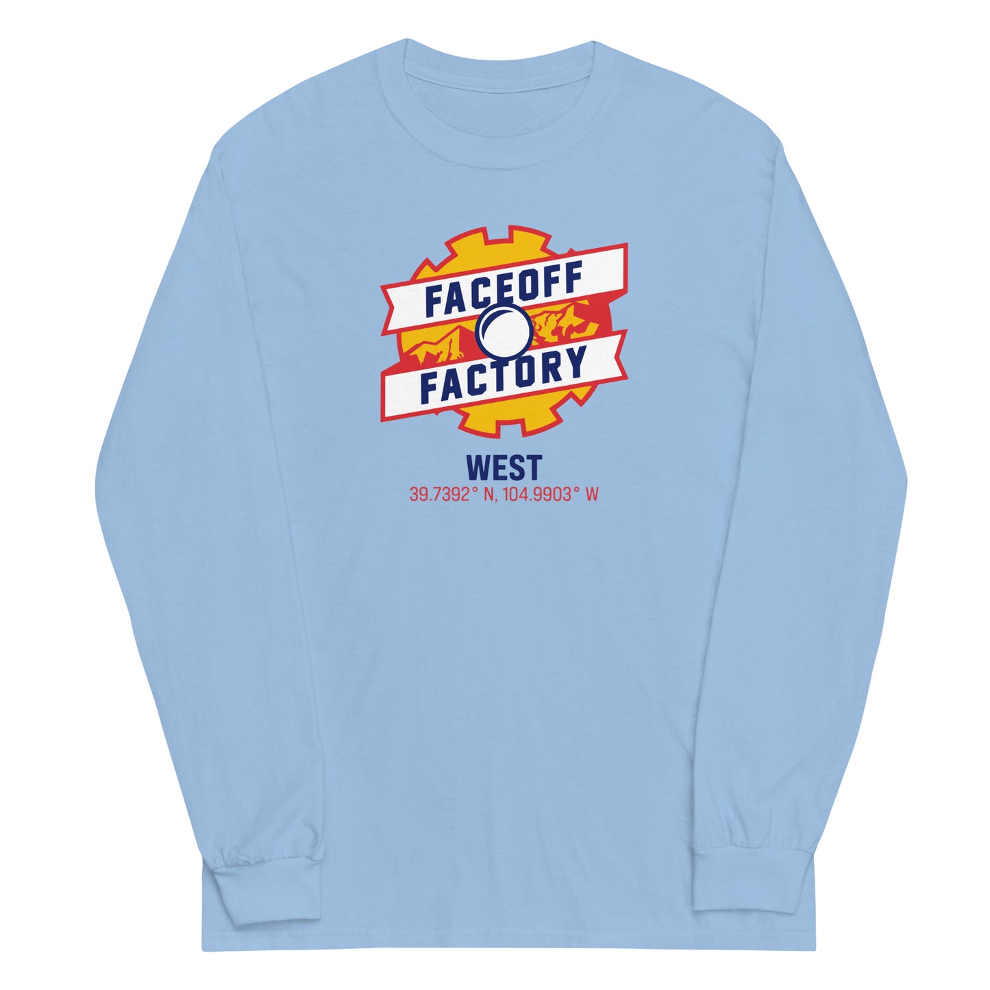 Adult Faceoff Factory Gildan Long Sleeve Shirt - West