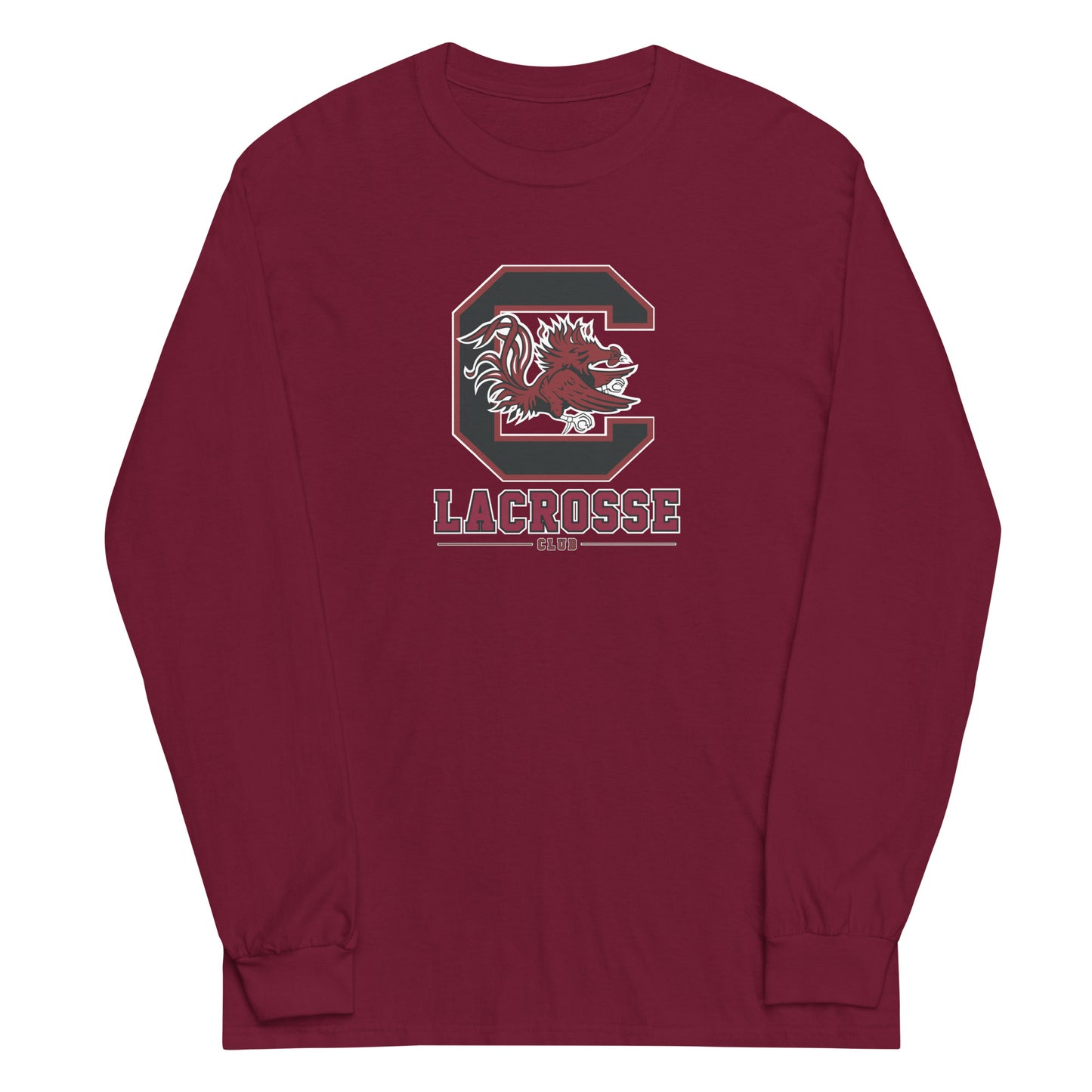Adult Gamecocks Lacrosse Gildan Long Sleeve Shirt