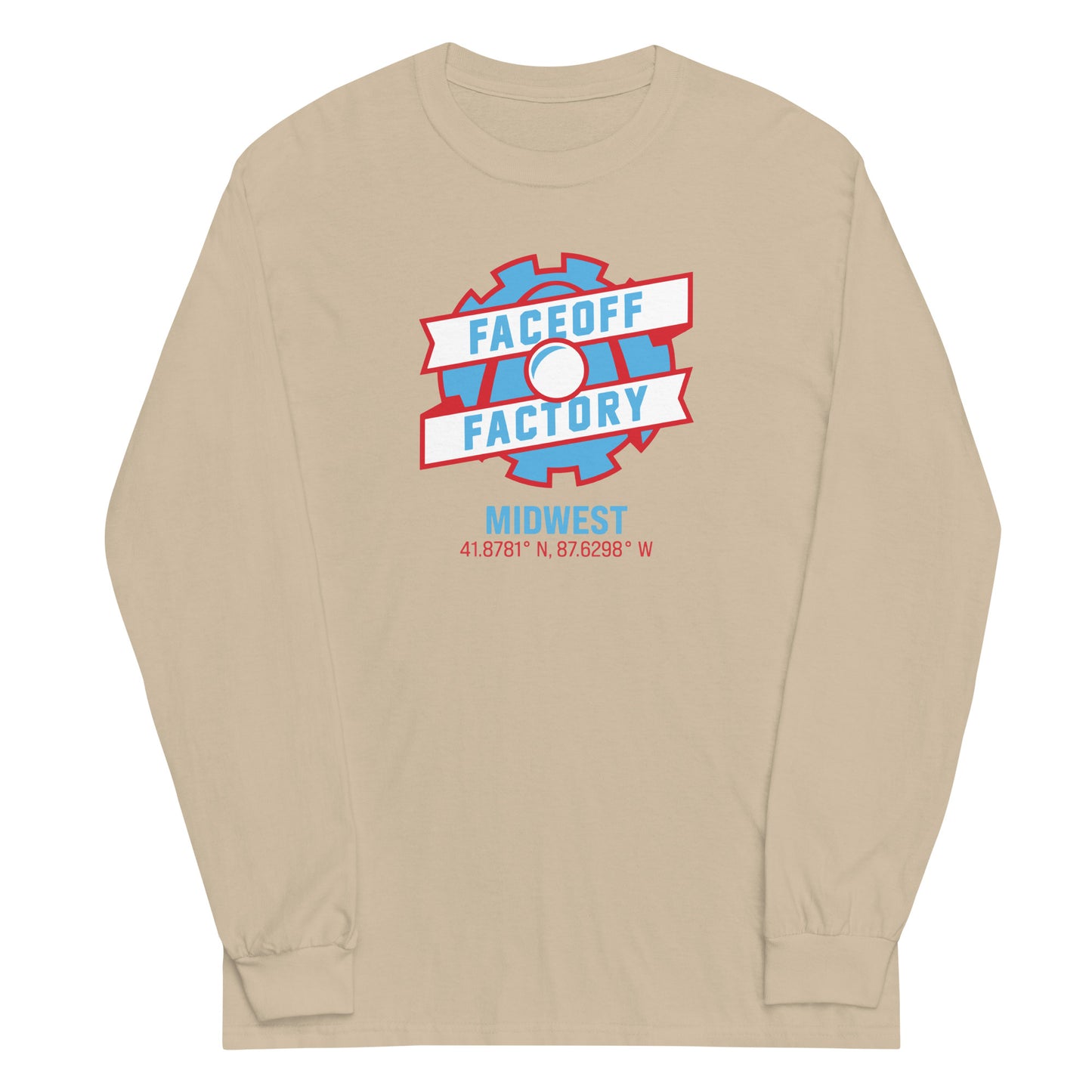 Adult Faceoff Factory Gildan Long Sleeve Shirt - Midwest
