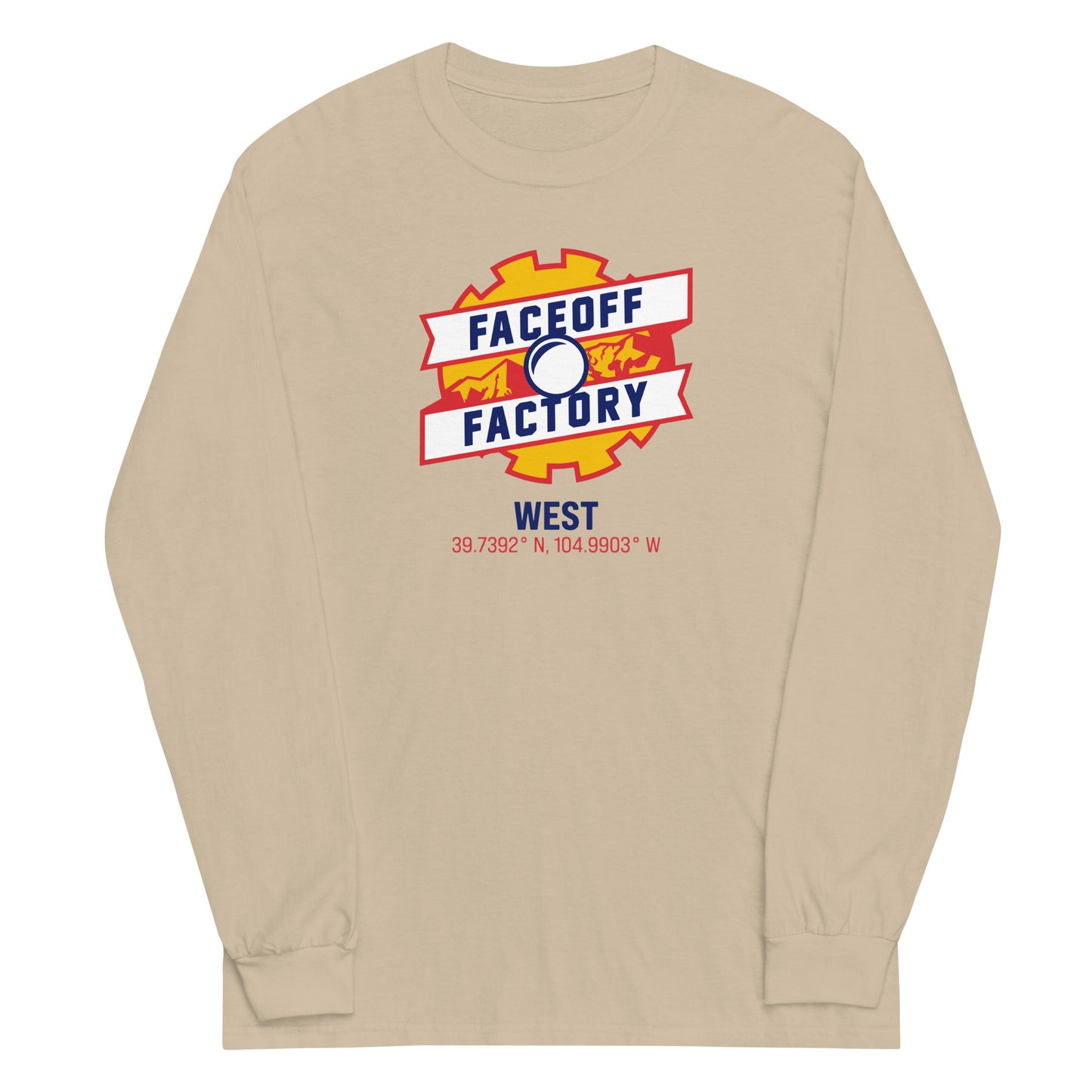 Adult Faceoff Factory Gildan Long Sleeve Shirt - West