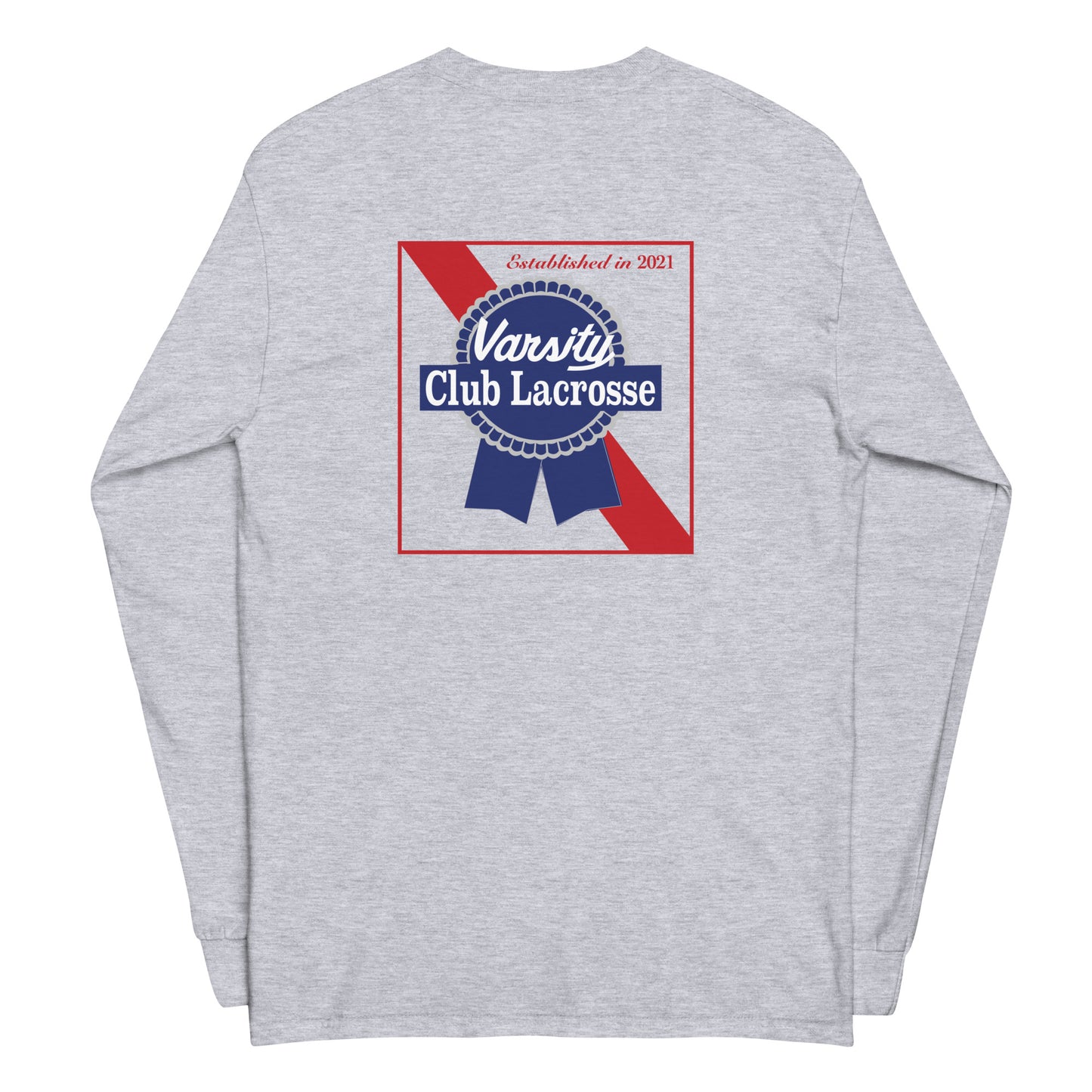Adult Varsity Club Lacrosse Gildan Long Sleeve Shirt - VCLxPBR