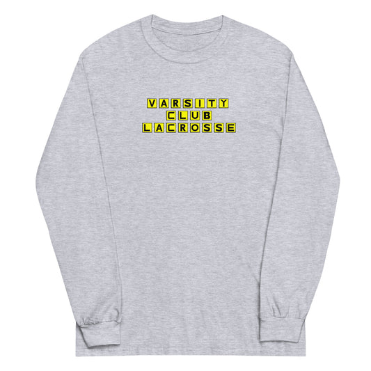 Adult Varsity Club Lacrosse Gildan Long Sleeve Shirt - Waffle
