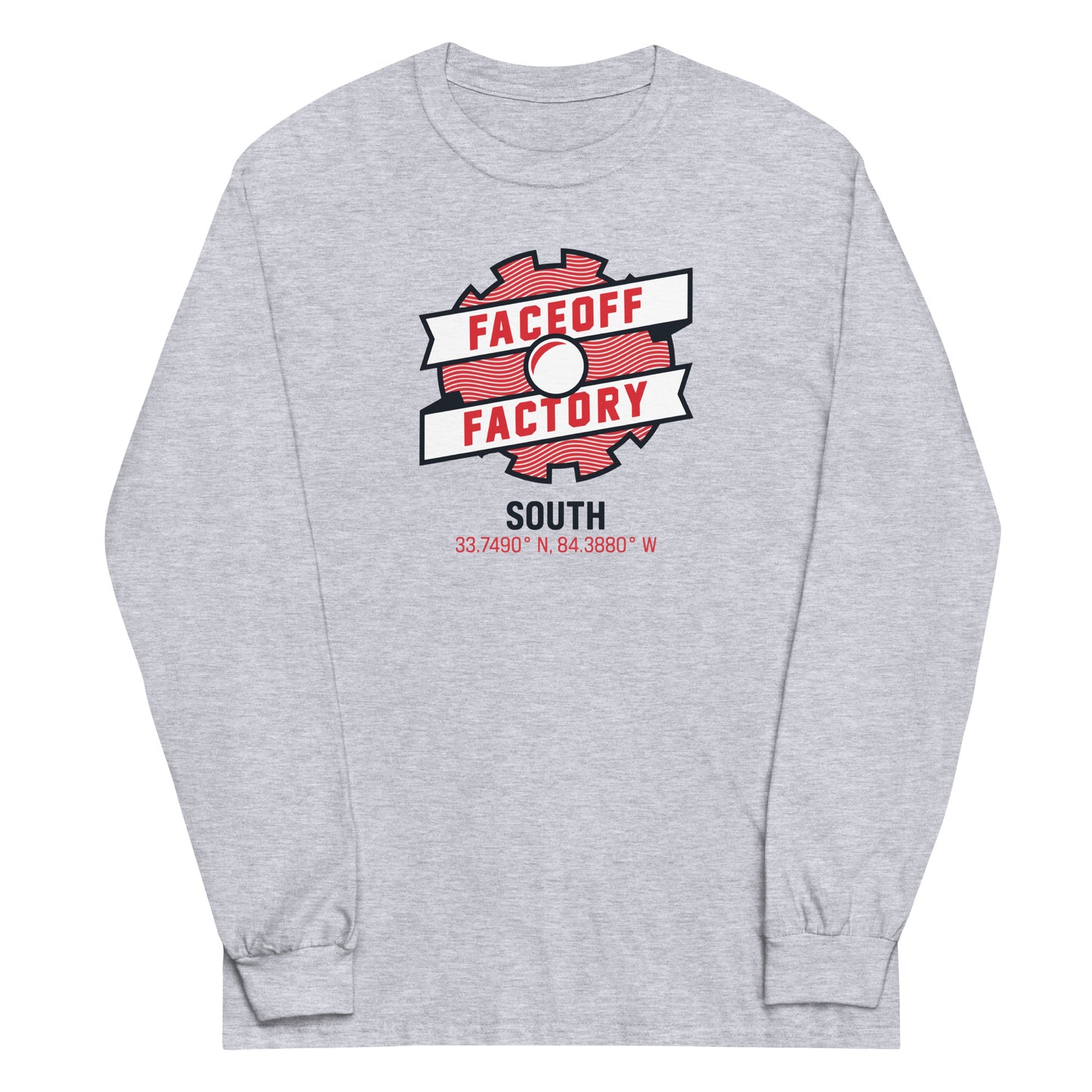 Adult Faceoff Factory Gildan Long Sleeve Shirt - South