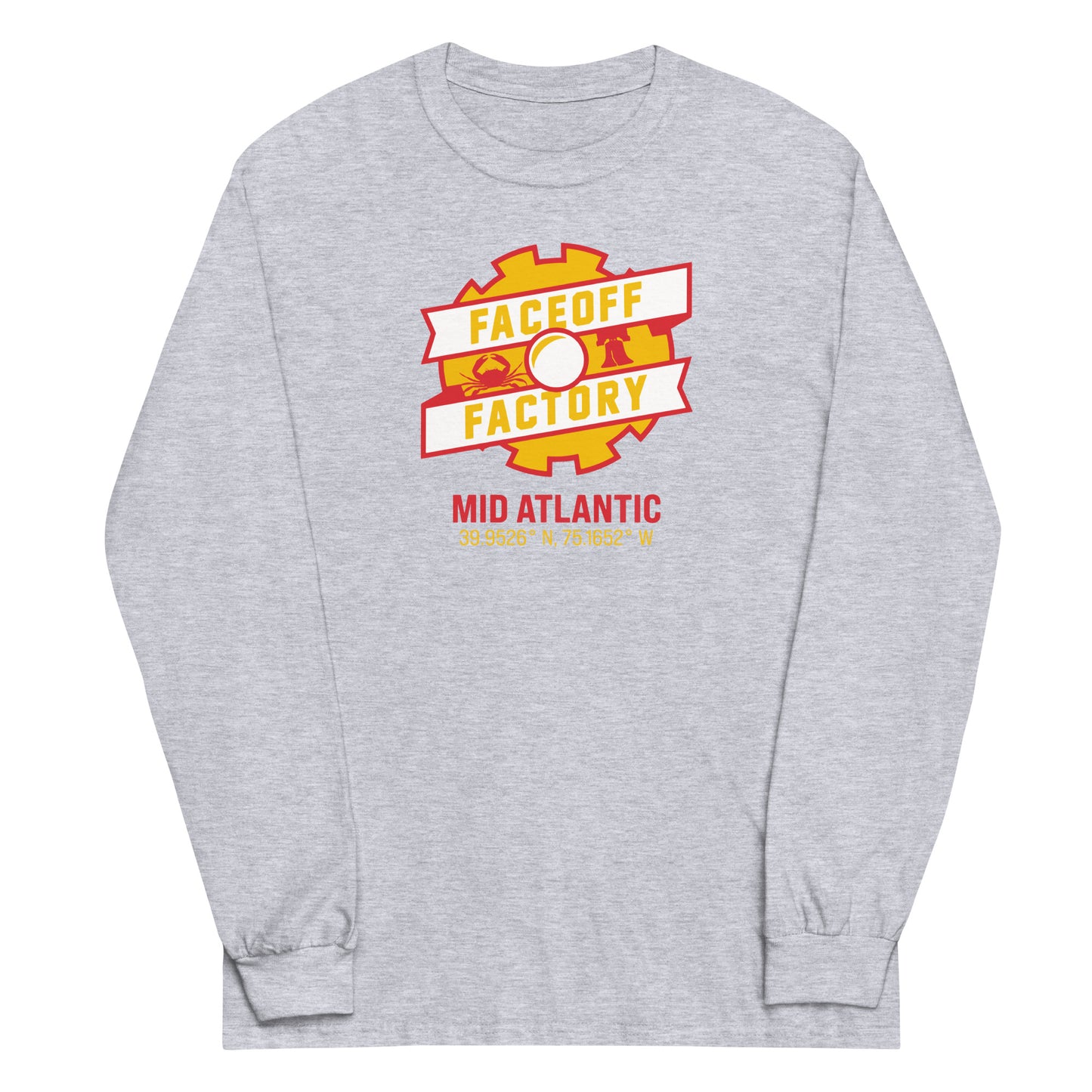 Adult Faceoff Factory Gildan Long Sleeve Shirt - Mid Atlantic