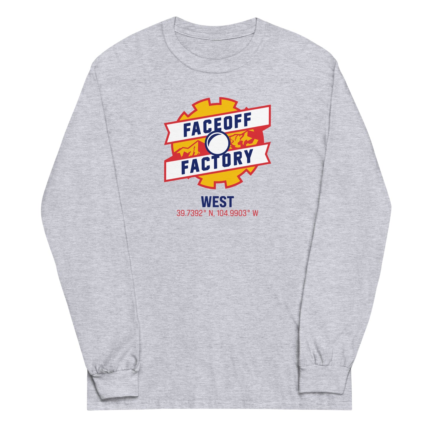 Adult Faceoff Factory Gildan Long Sleeve Shirt - West