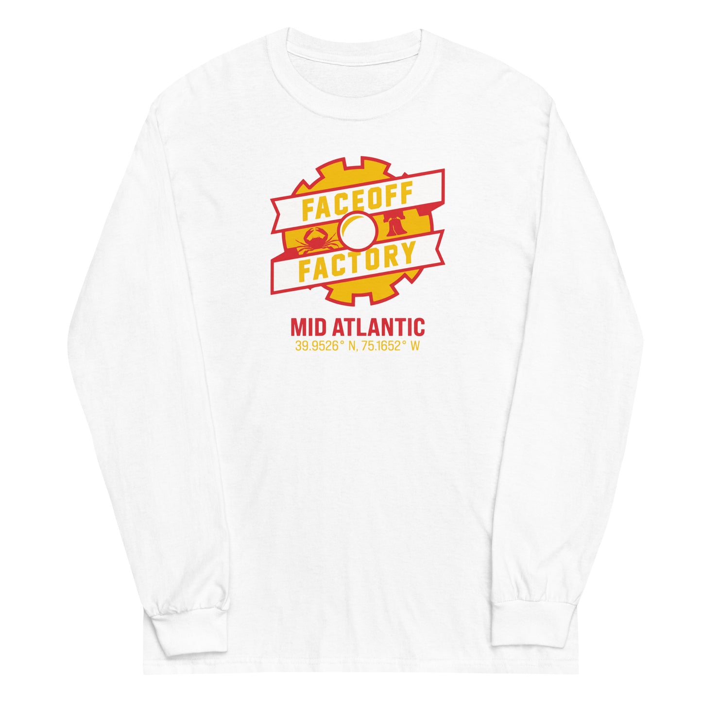 Adult Faceoff Factory Gildan Long Sleeve Shirt - Mid Atlantic