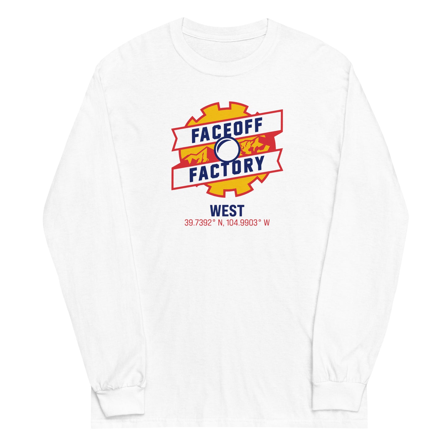 Adult Faceoff Factory Gildan Long Sleeve Shirt - West