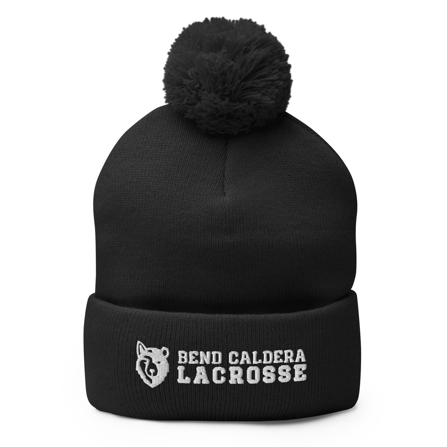 Bend Caldera Lacrosse Pom-Pom Beanie