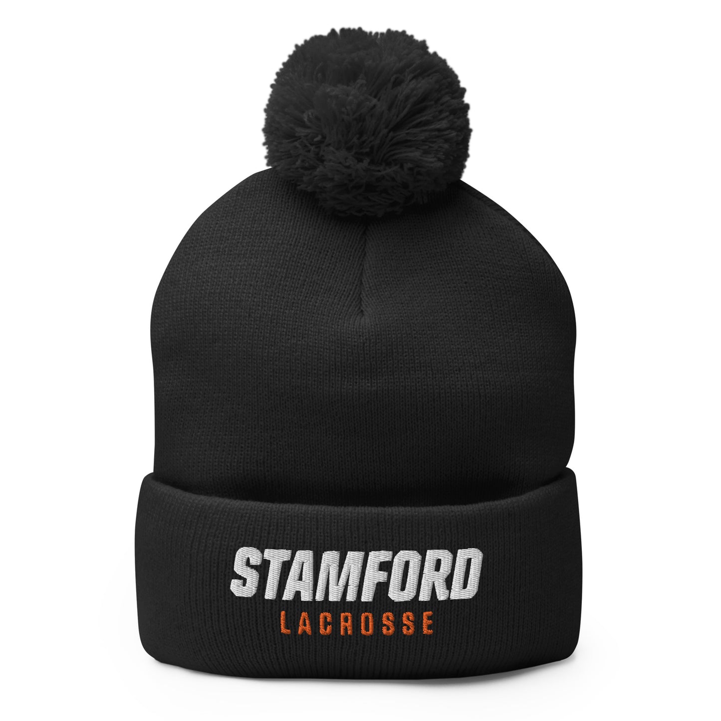 Stamford Lacrosse Pom-Pom Beanie