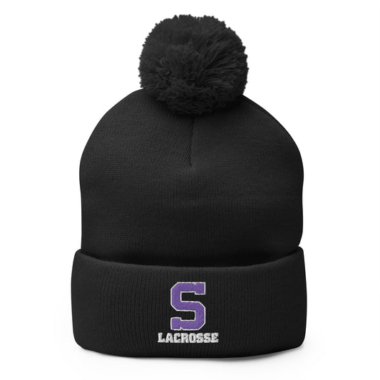 Sunset Lacrosse Pom-Pom Beanie