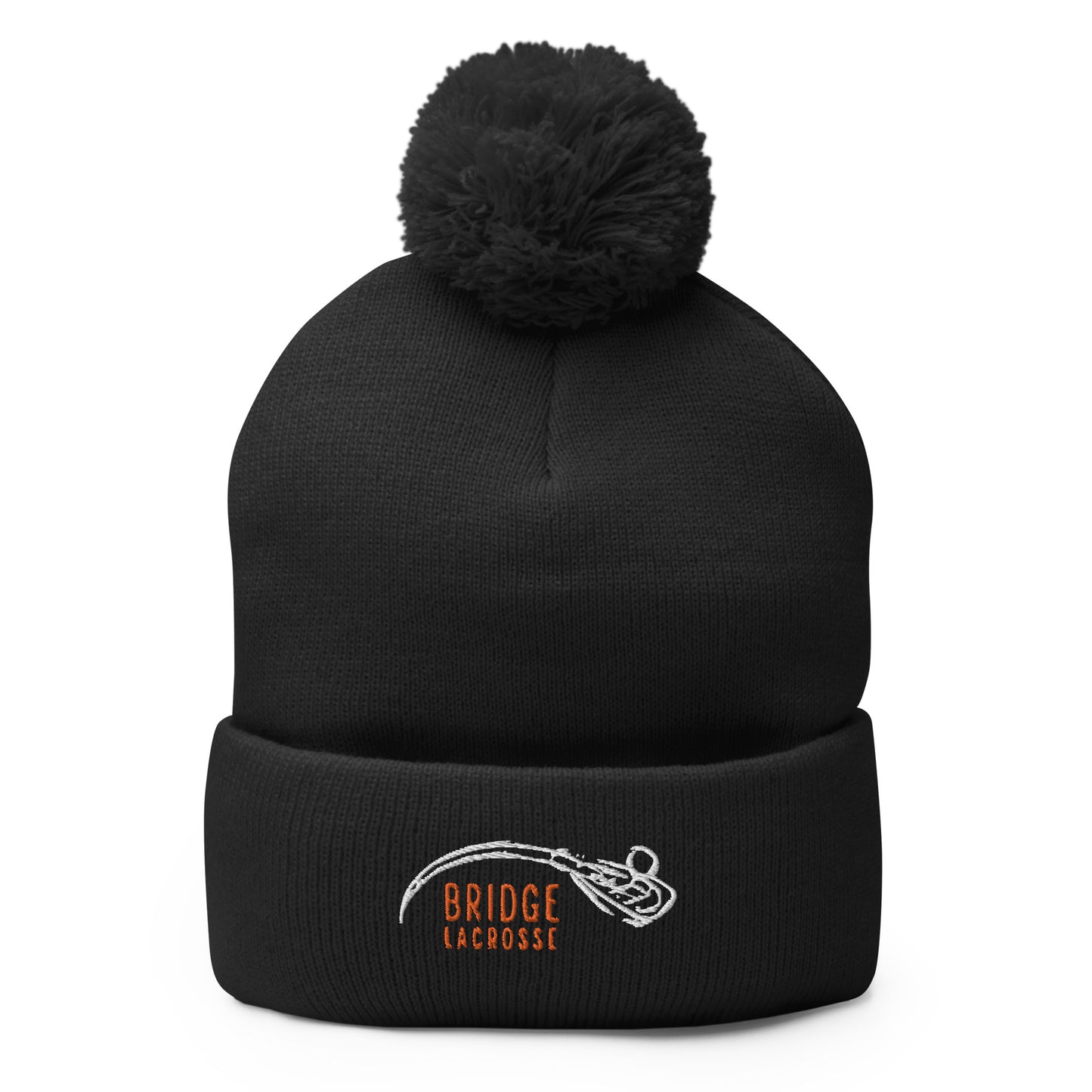 Bridge Lacrosse Pom-Pom Beanie