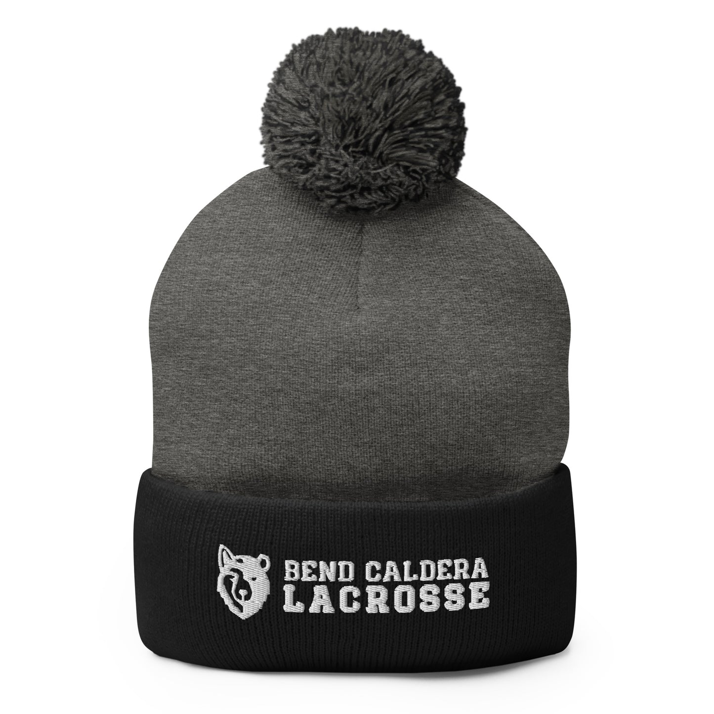 Bend Caldera Lacrosse Pom-Pom Beanie