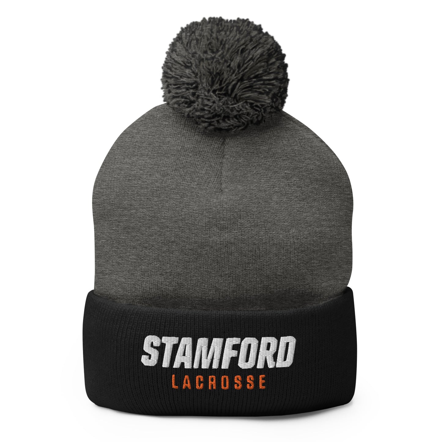 Stamford Lacrosse Pom-Pom Beanie
