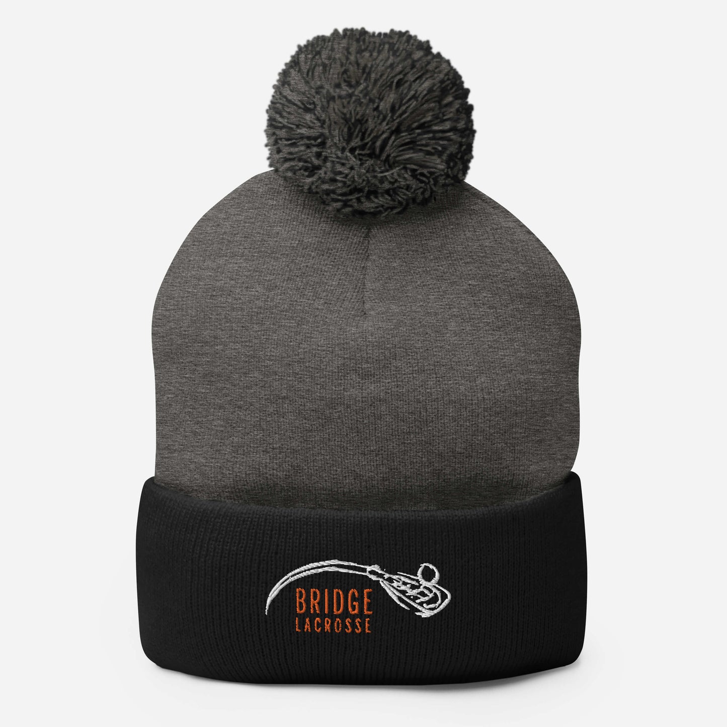 Bridge Lacrosse Pom-Pom Beanie