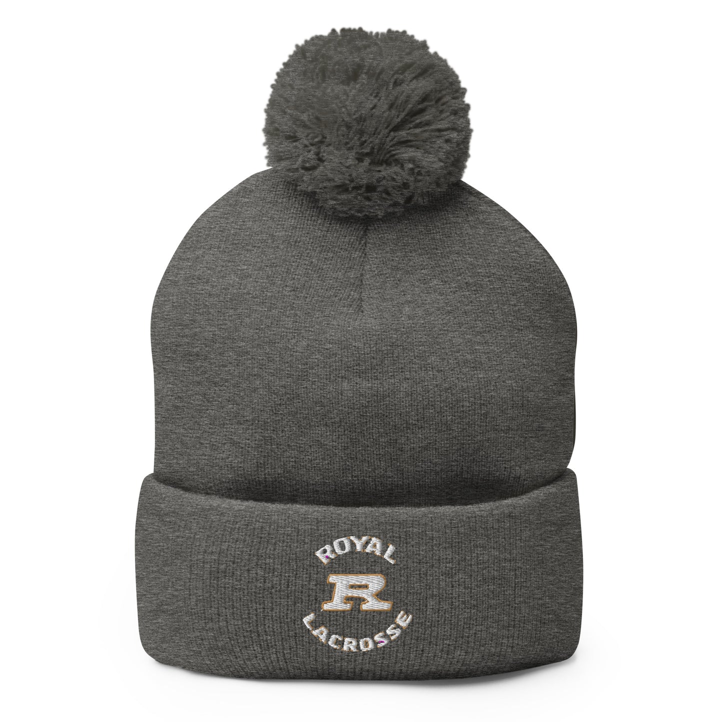 Royal HS Lacrosse Pom-Pom Beanie