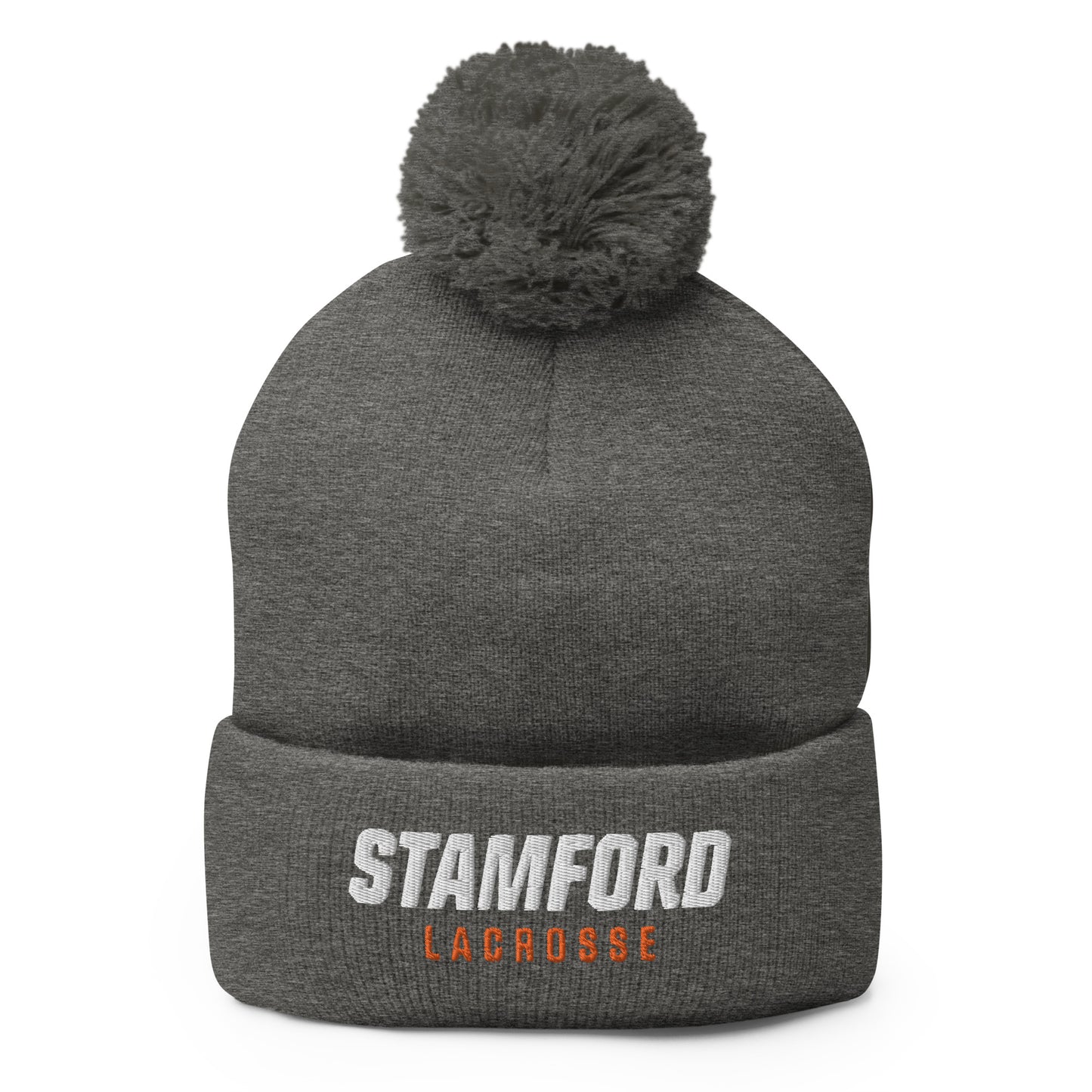 Stamford Lacrosse Pom-Pom Beanie