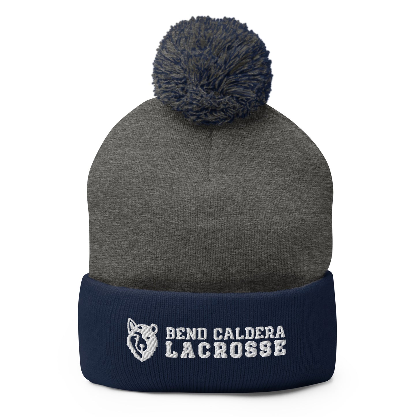 Bend Caldera Lacrosse Pom-Pom Beanie