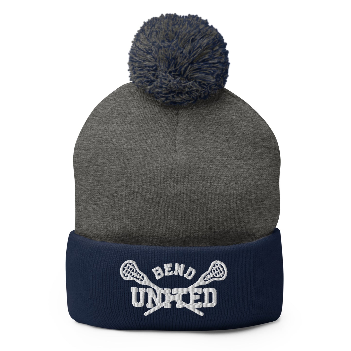 Bend United Lacrosse Pom-Pom Beanie