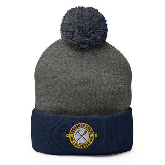Treasure State Lacrosse Sportsman Pom-Pom Beanie