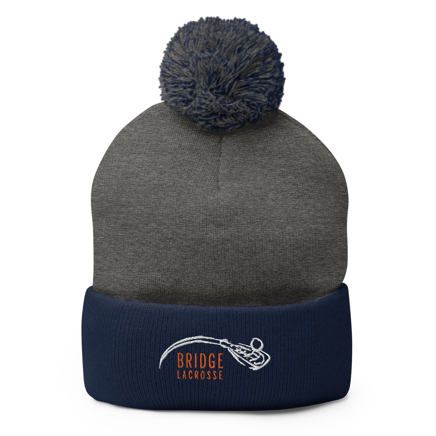 Bridge Lacrosse Pom-Pom Beanie
