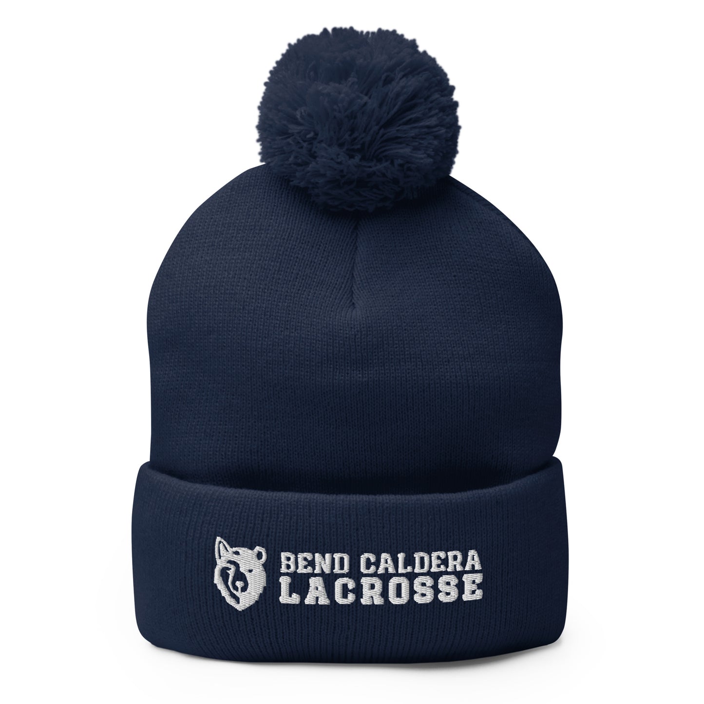 Bend Caldera Lacrosse Pom-Pom Beanie