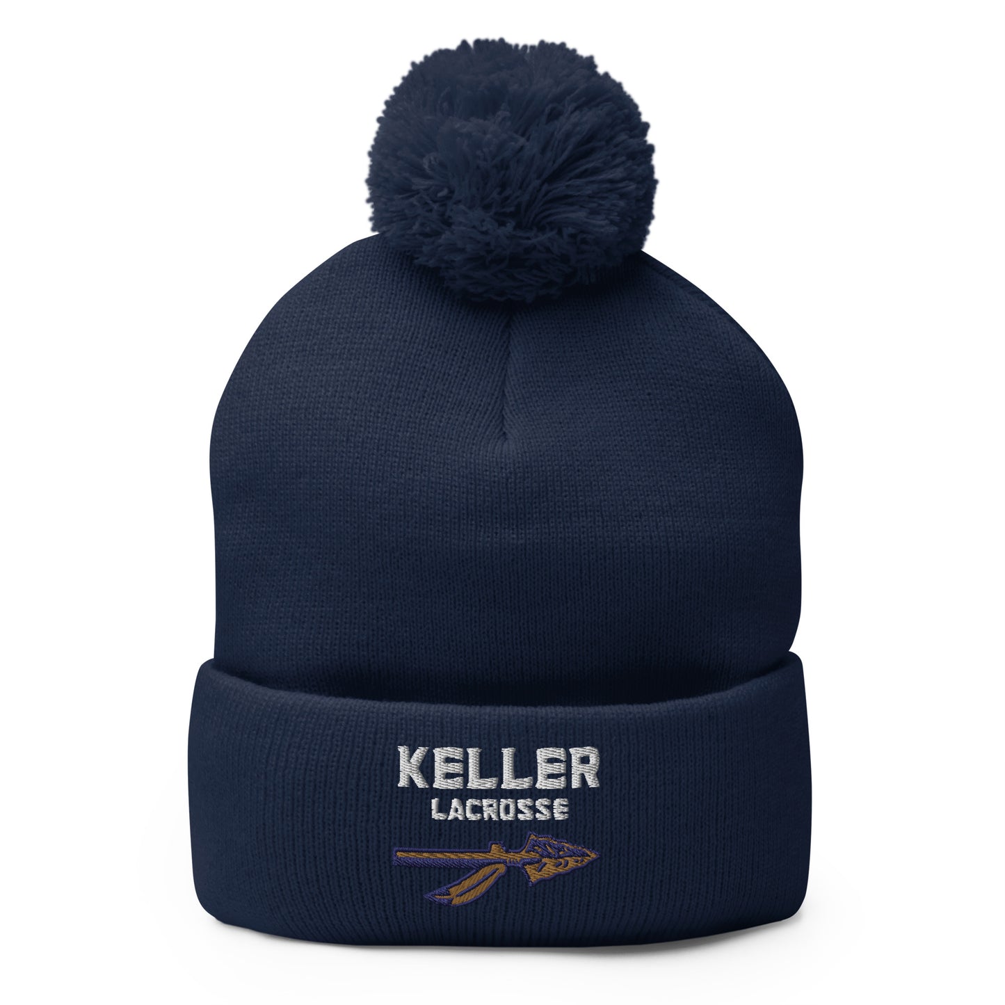 Keller Lacrosse Pom-Pom Beanie
