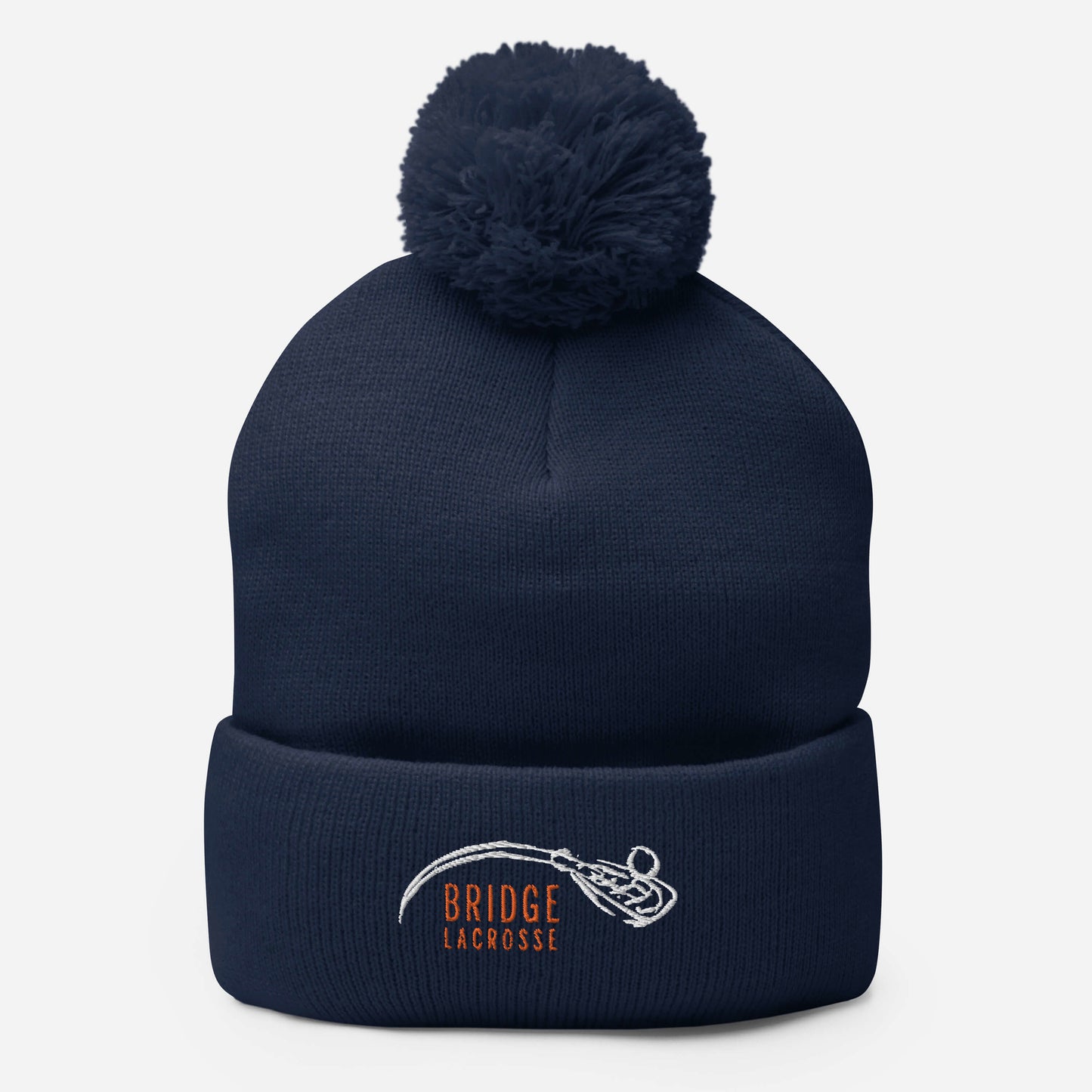 Bridge Lacrosse Pom-Pom Beanie